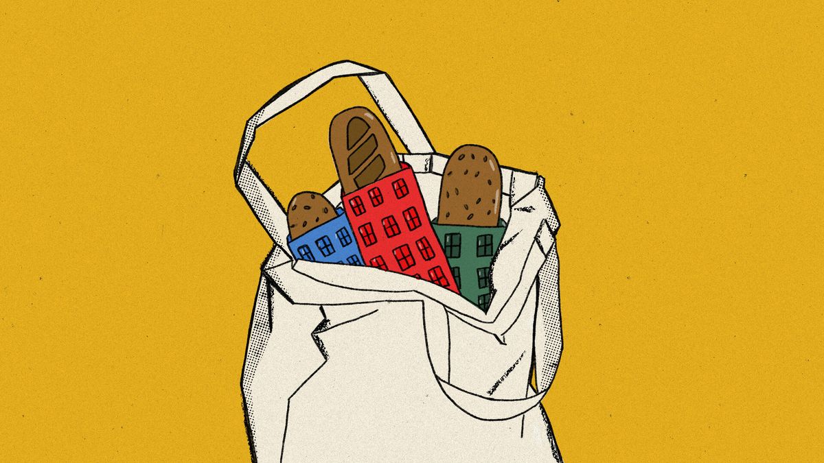 Guerra por el pan: por qué llevas el anuncio de una inmobiliaria en la bolsa de la 'baguette'