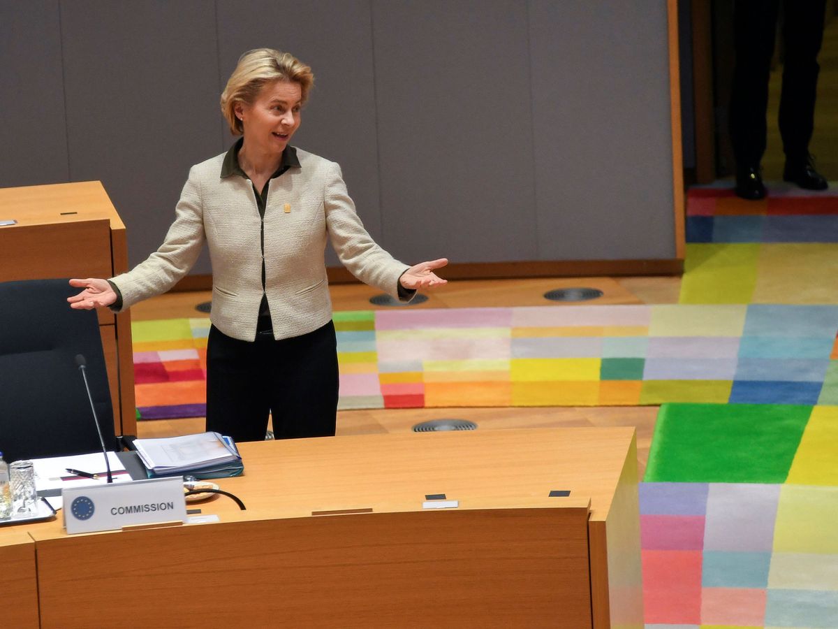 Foto: Ursula von der Leyen, presidenta de la Comisión Europea, durante una cumbre. (Reuters)