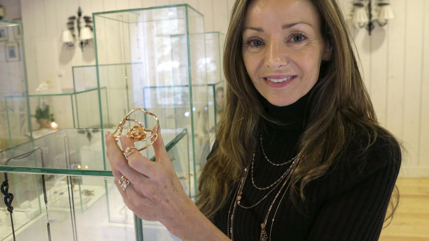 Miriam de Ungría, cuando creó su marca de joyas MdeU. (EFE)