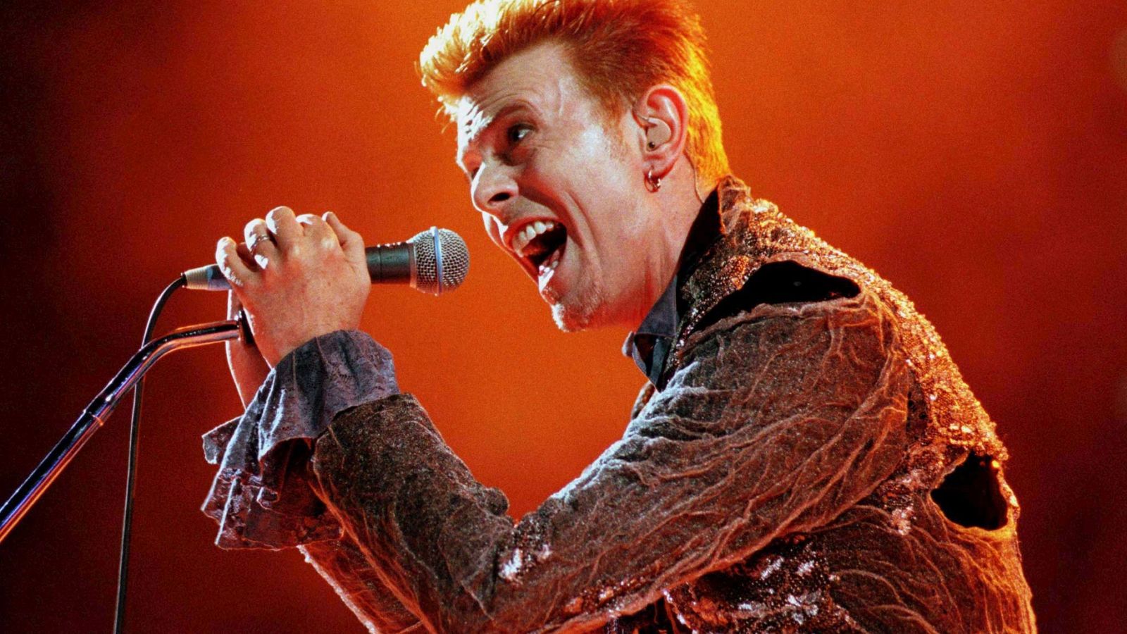 Foto: David Bowie en Atenas en 1996