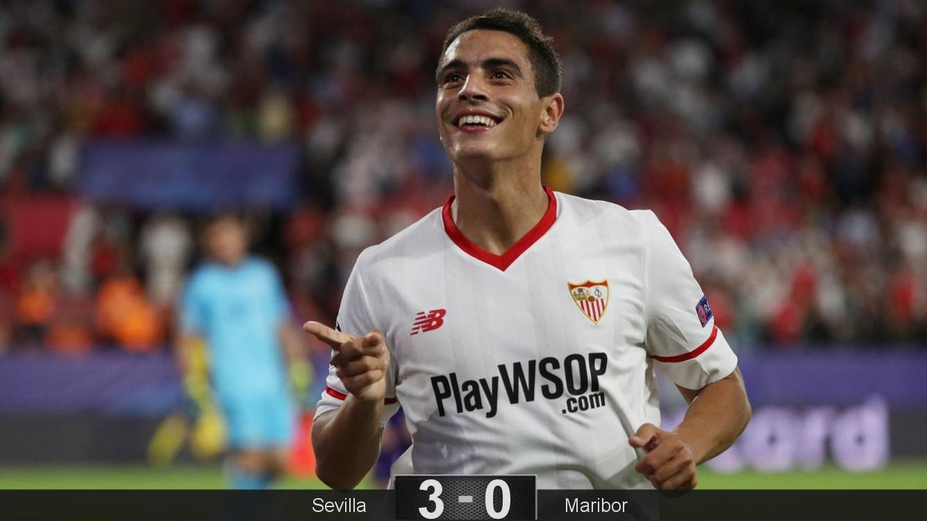 Foto: Ben Yedder anotó los tres goles del Sevilla. (Reuters)