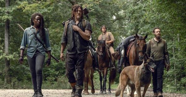 Foto: Los protagonistas de 'The Walking Dead'. (AMC)