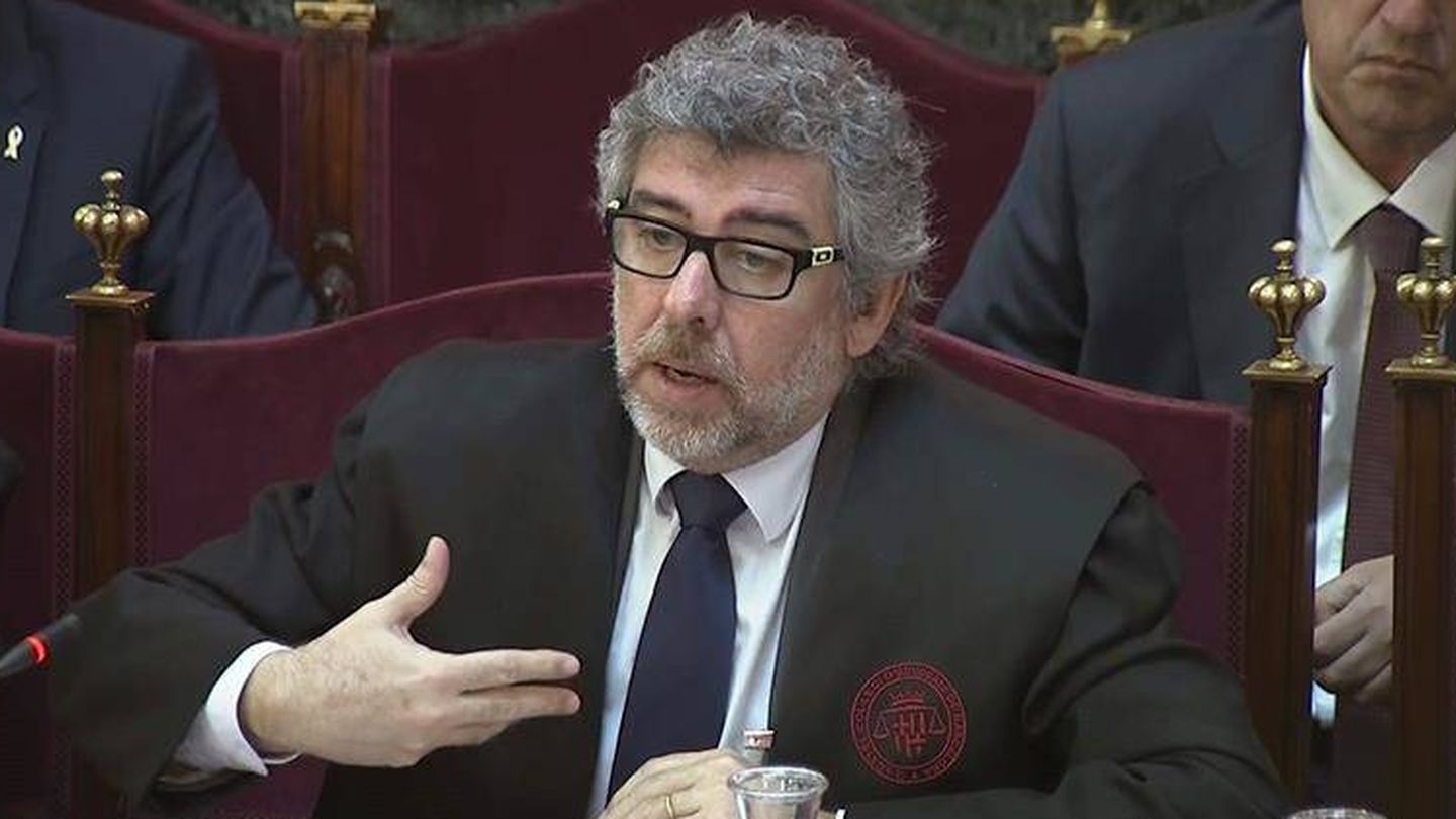 El abogado Jordi Pina, defensa de Josep Rull, Jordi Turull y Jordi Sánchez.