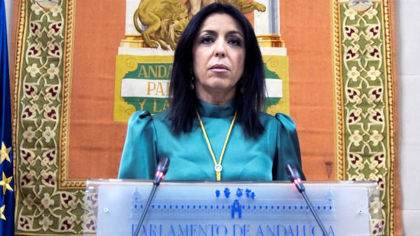 La presidenta de la cámara autonómica andaluza, Marta Bosquet. (EFE)