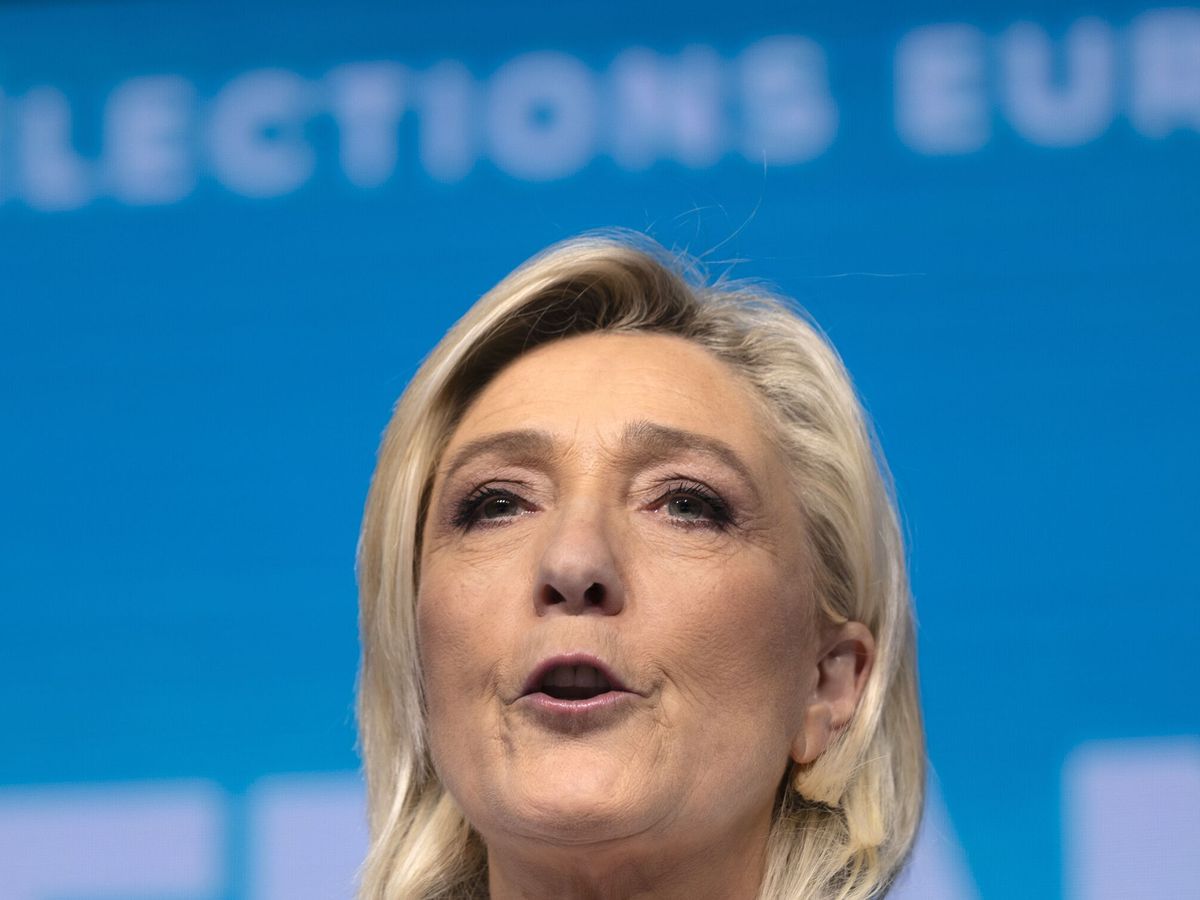 Foto: Marine Le Pen valora los resultados de las europeas. (EFE/Andre Pain)