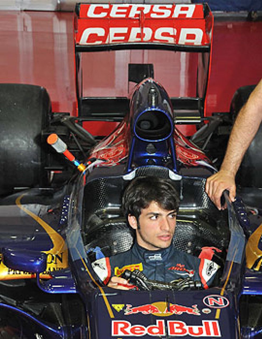 Foto: Carlos Sainz Jr: "Quiero dar las gracias a Toro Rosso por vivir el día más feliz de mi vida"