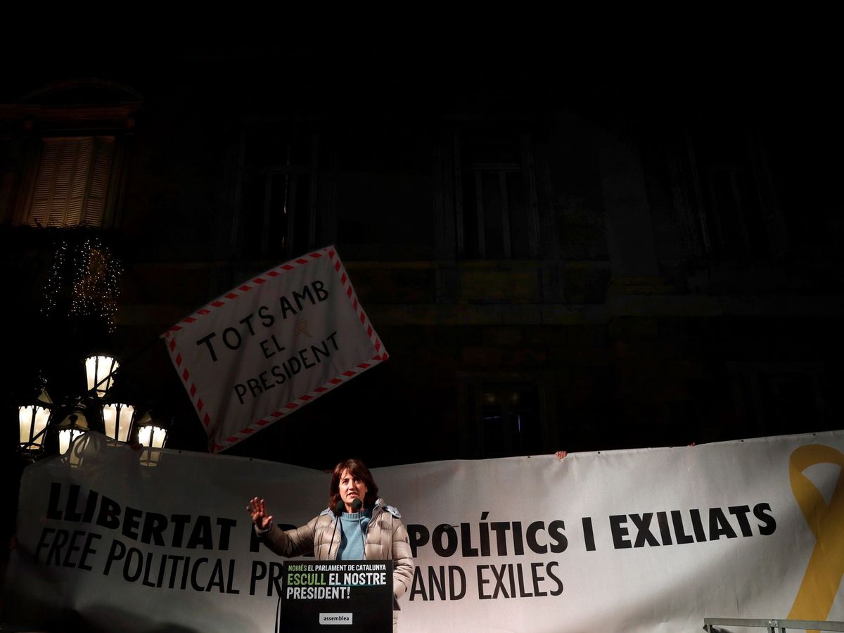 Foto: La presidenta de la Asamblea Nacional Catalana, Elisenda Paluzie. (EFE)