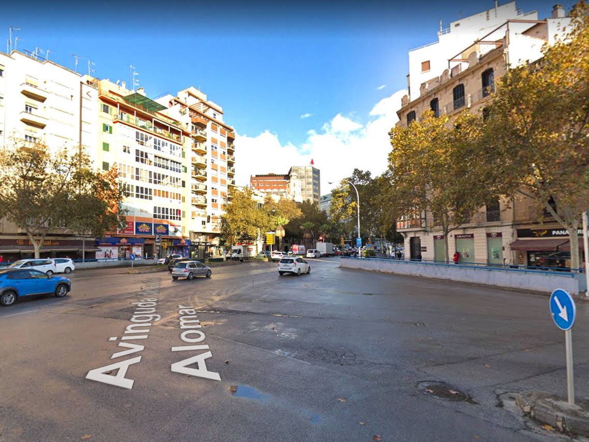 Foto: El accidente tuvo lugar en una céntrica avenida de Palma de Mallorca (Foto: Google Maps)