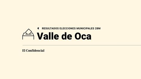 Resultados y ganador en Valle de Oca durante las elecciones del 28-M, escrutinio en directo