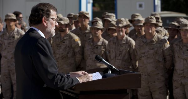 Foto: Última visita de Rajoy a las tropas españolas en Turquía. (EFE)