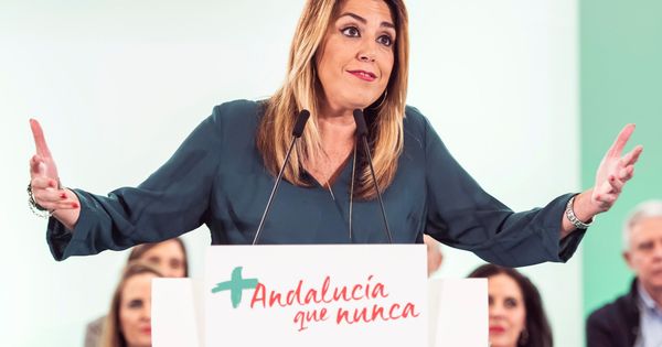 Foto: La Secretaria General del PSOE-A, Susana Díaz, durante el Comité Director del PSOE de Andalucía el sábado. (EFE)