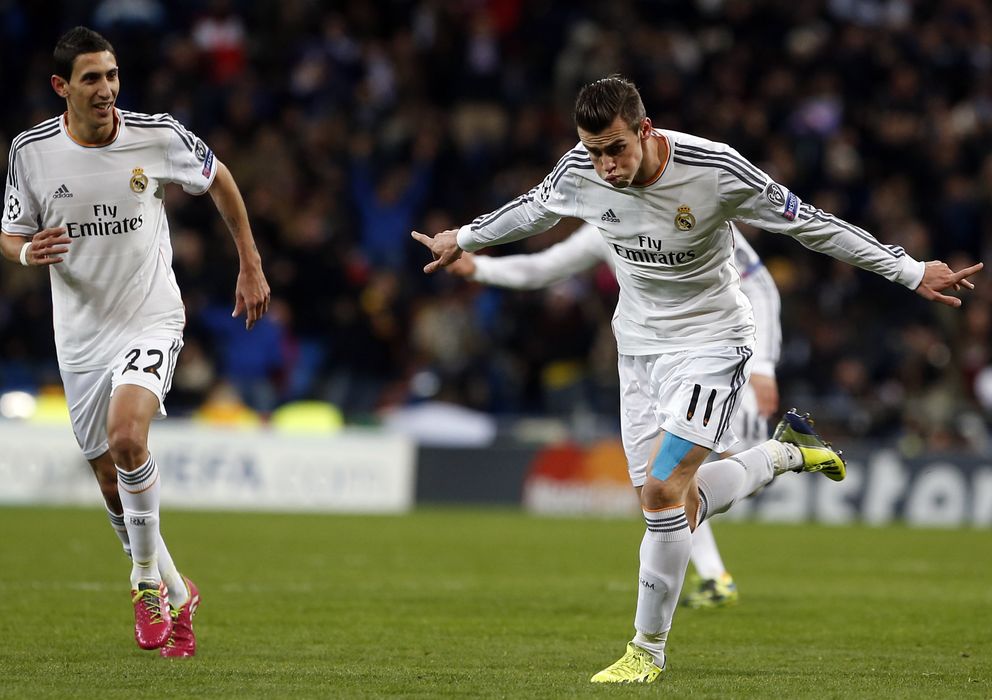 Foto: Gareth Bale celebra su gol frente al Galatasaray (Reuters).