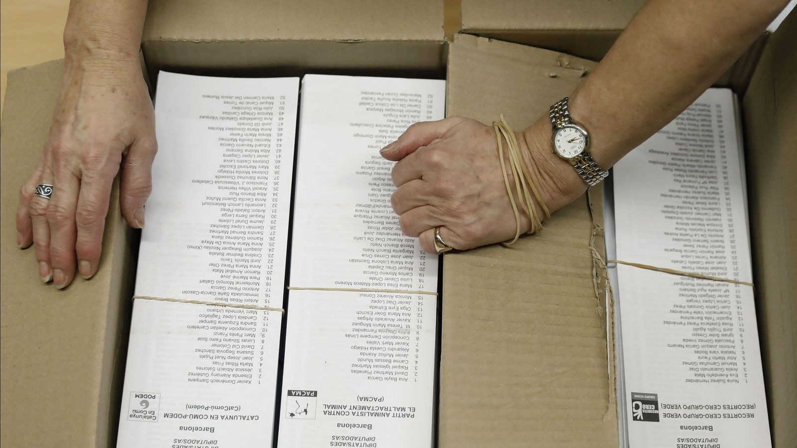Foto: Papeletas electorales un día de elecciones. (EFE)