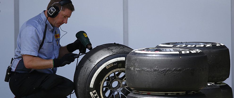 Foto: Por qué los Fórmula 1 se cambian los zapatos de lado