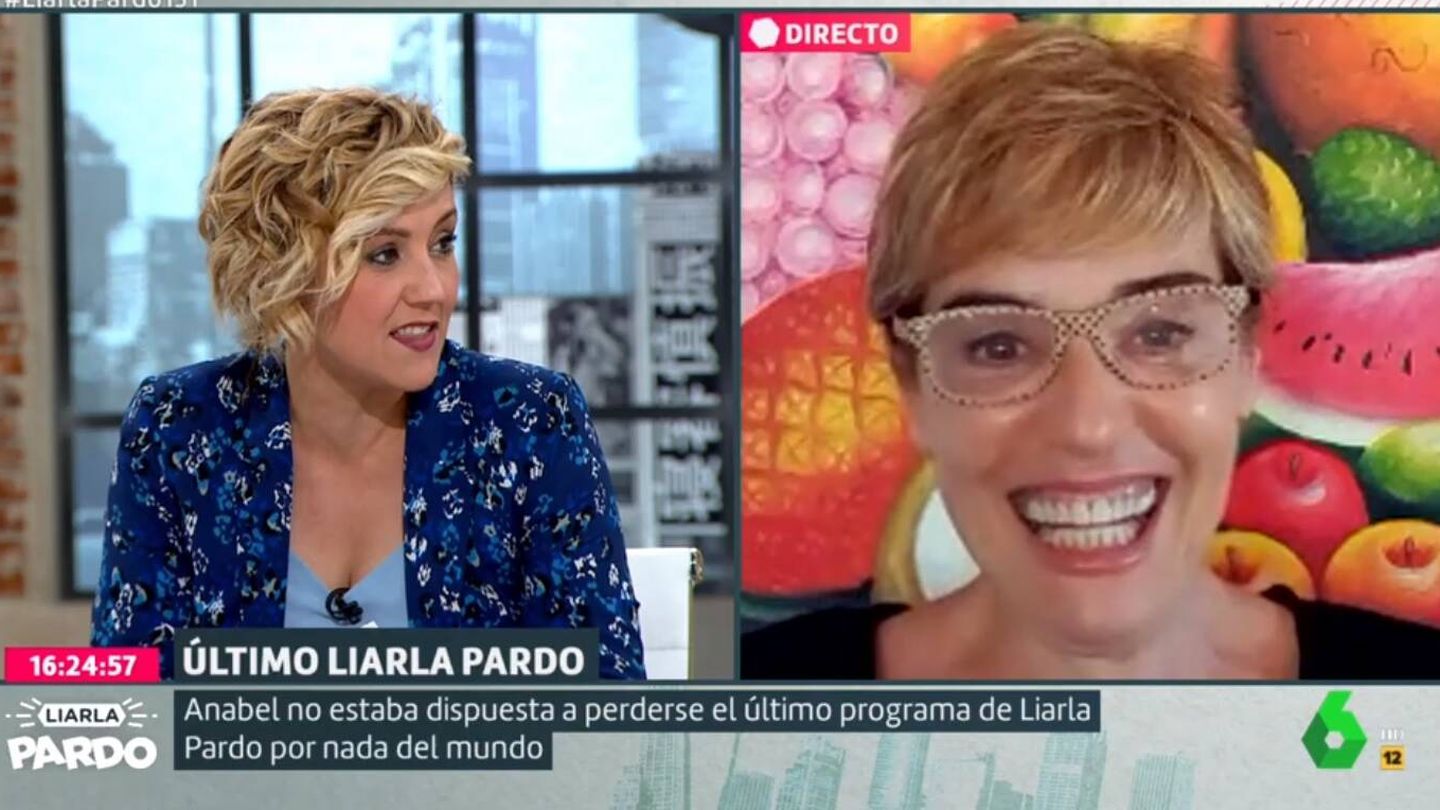 Cristina Pardo, en su último programa. (La Sexta).