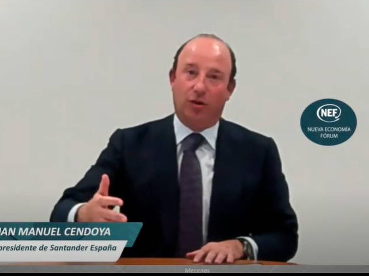 Foto: l vicepresidente del Santander España y director general de Comunicación, Marketing Corporativo y Estudios del Banco Santander, Juan Manuel Cendoya.