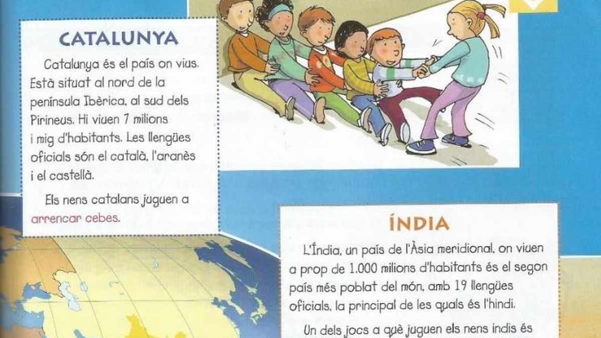 Un país más de la UE, símbolos propios: la peculiaridad de los libros de texto catalanes