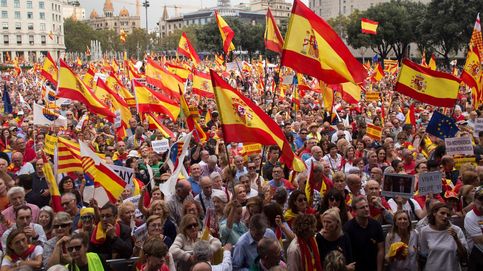 Pulso del constitucionalismo a Sánchez en las calles de Barcelona: Amnistía, no en mi nombre