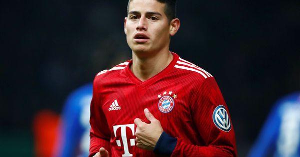 Foto: James Rodríguez durante un partido con el Bayern de Múnich. (Reuters)