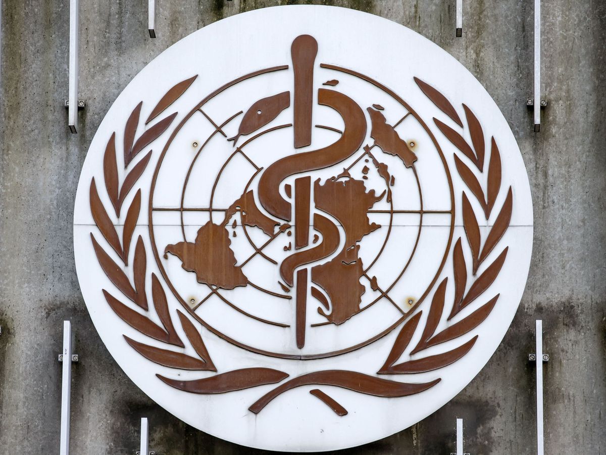 Foto: Logo de la sede de la Organización Mundial de la Salud en Ginebra. (EFE) 