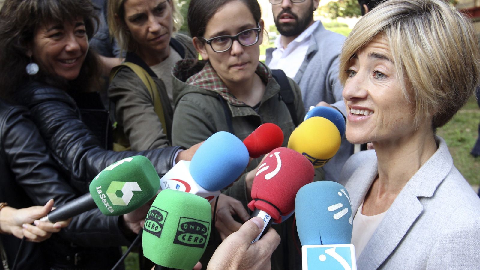 Foto: La candidata a lendakari por Elkarrekin Podemos, Pilar Zabala (EFE)
