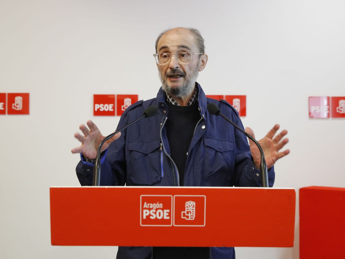 Foto: El secretario general de los socialistas aragoneses, Javier Lambán. (EFE/Javier Cebollada)