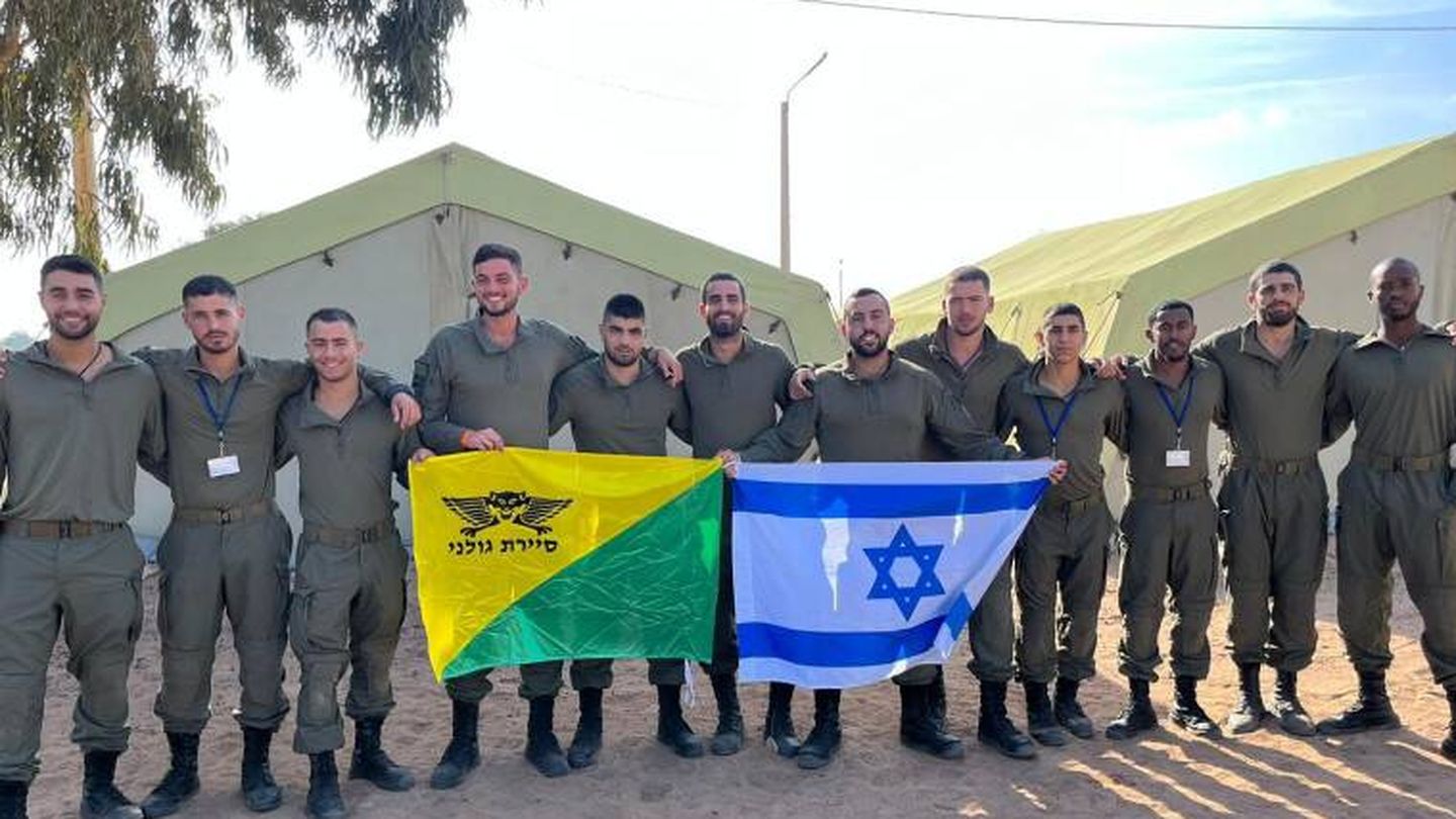 Soldados y oficiales de la Brigada Golani, en Marruecos, en junio pasado. (IDF/Unidad del portavoz)