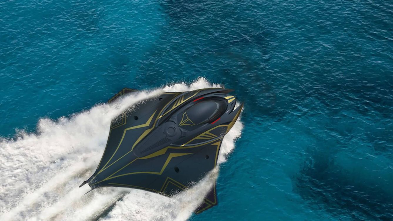 Foto: El peculiar diseño de este submarino lo hace más rápido y eficiente. (Highline Systems)