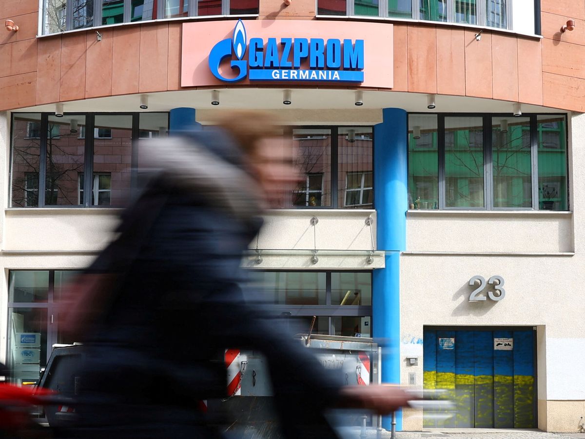 Foto: Compañía de Gazprom en Berlín. (Reuters/Fabrizio Bensch)