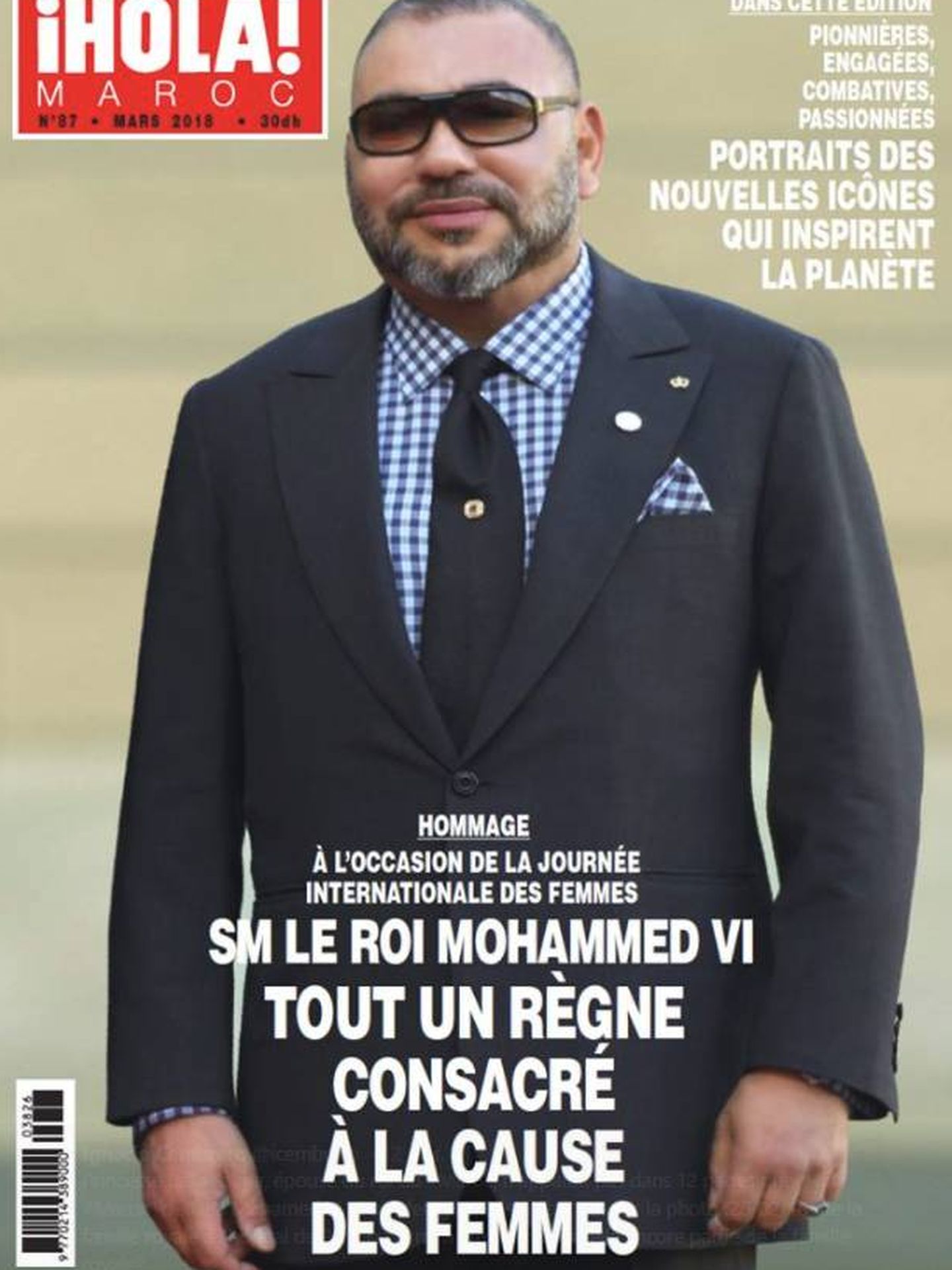 Mohamed VI en la portada de 'Hola' Marruecos.