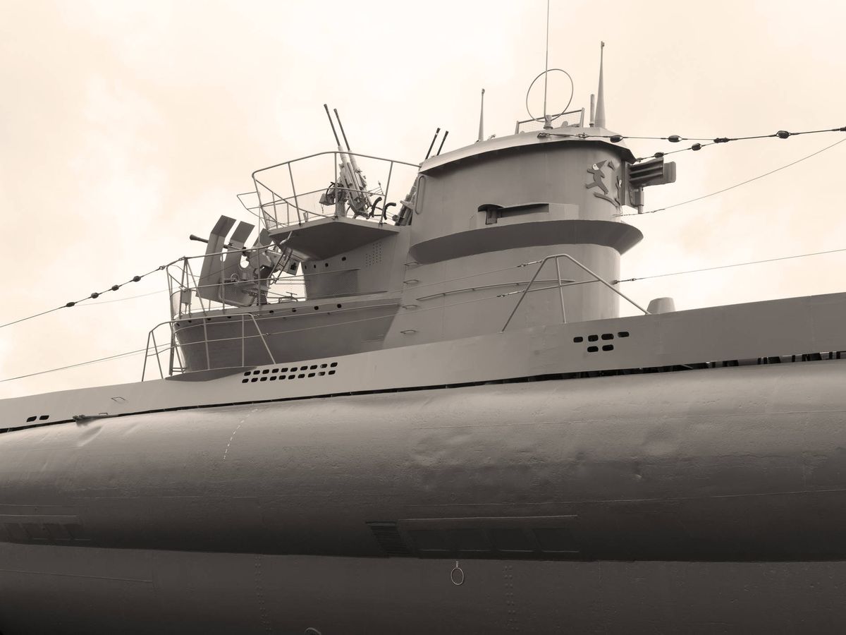 Foto: Submarino alemán de la II Guerra Mundial. (iStock)