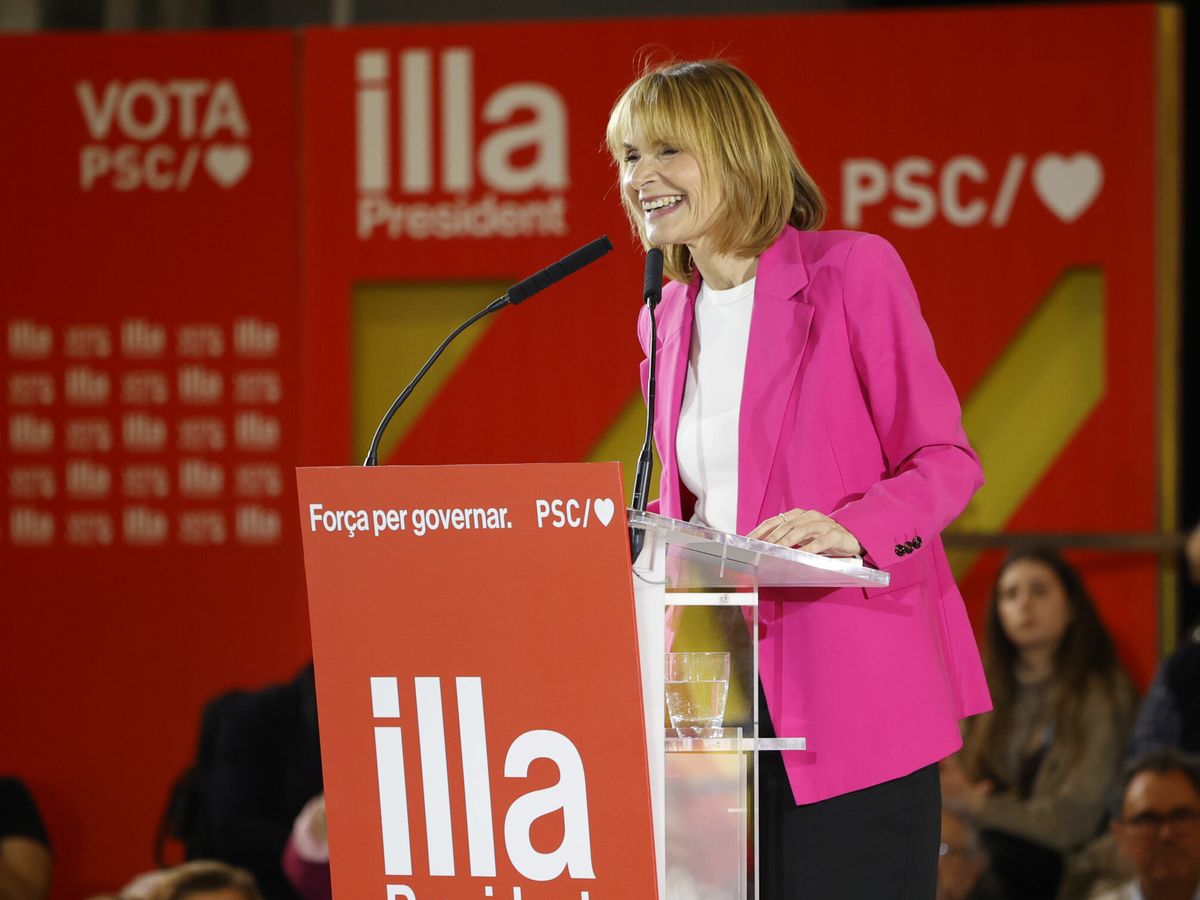 Foto: La directora de campaña del PSC y número 2 del partido, Lluïsa Moret. (Kike Rincón/Europa Press)