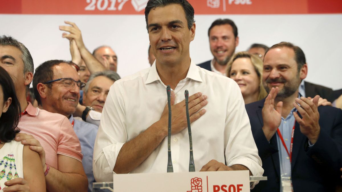 Susana Díaz entrega el PSOE a Pedro Sánchez por segunda vez