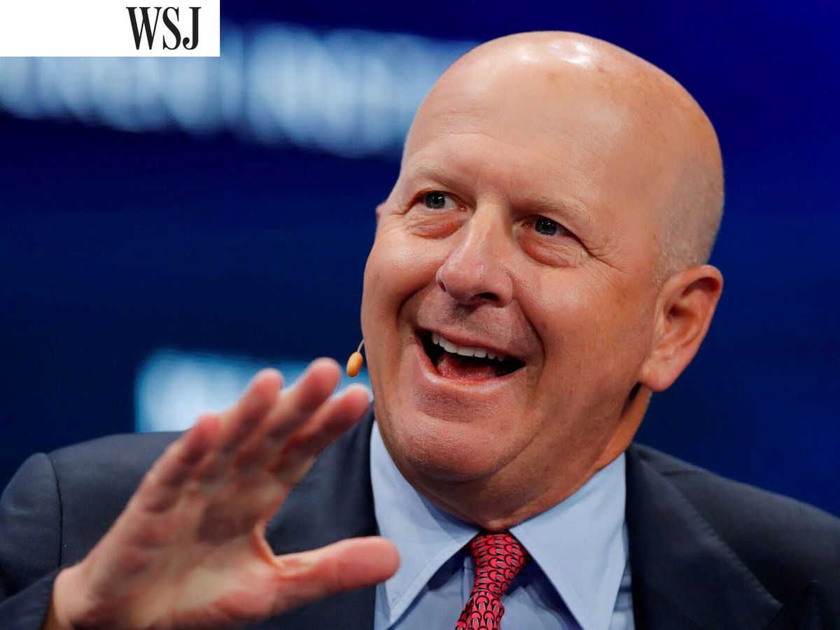 Foto: David Solomon, director ejecutivo de Goldman Sachs. (Reuters/Mike Blake)