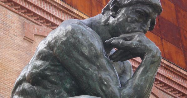 Foto: 'El pensador', de Rodin