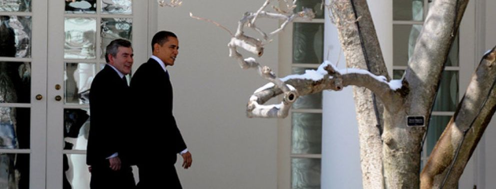 Foto: Obama y Brown piden una solución global a la crisis