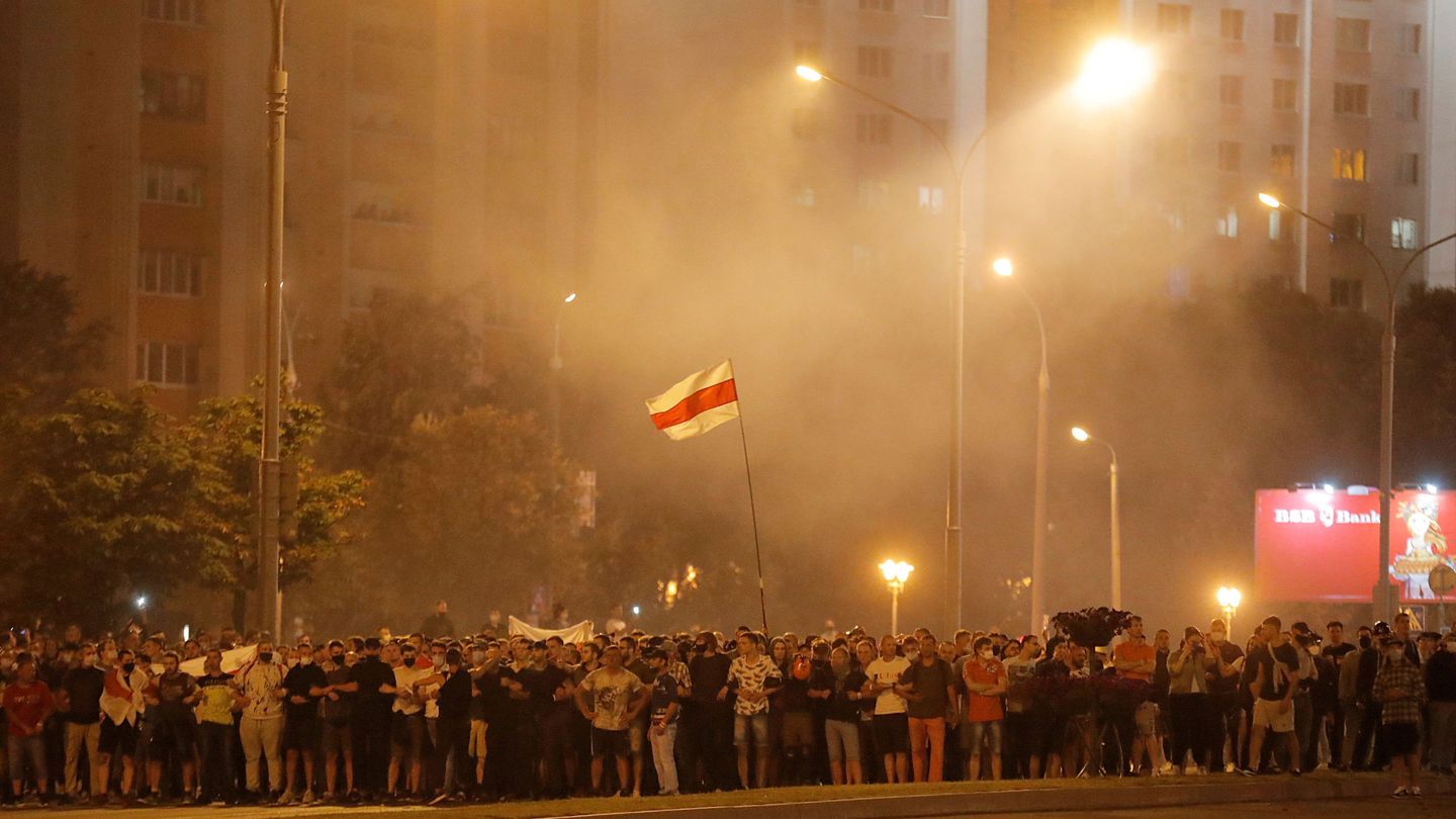 Protestas en Minsk, Bielorrusia. (Reuters)