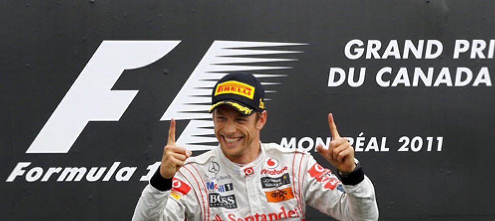 Foto: Button gana un GP de Canadá que no terminó Fernando Alonso