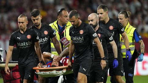 Noticia de El Girona confirma la lesión de Portu: edema óseo en el tobillo derecho y una rotura muscular