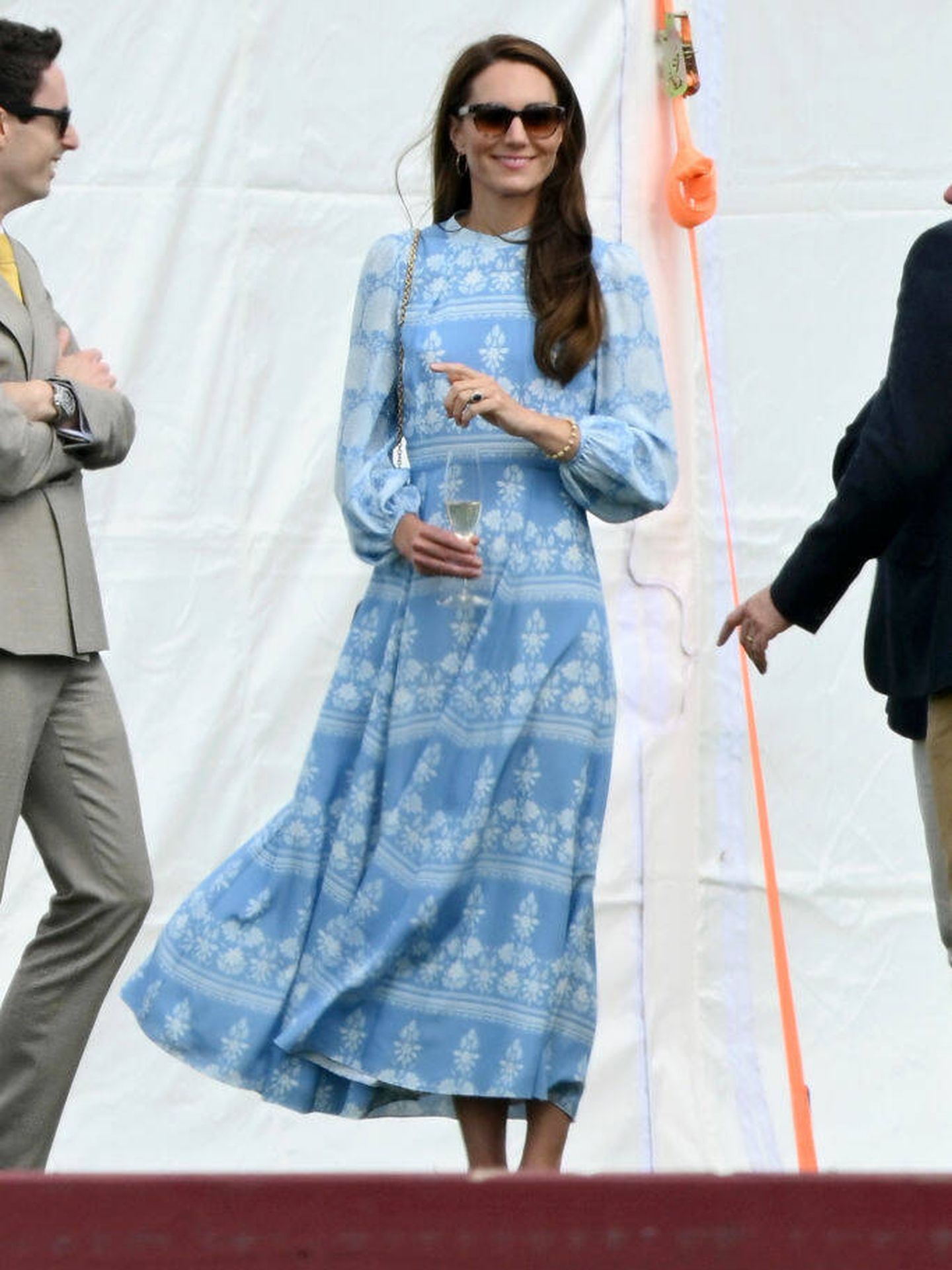 Kate Middleton, en el polo. (Getty)
