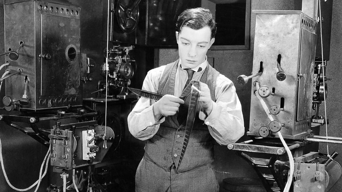 'El moderno Sherlock Holmes' (Buster Keaton, 1924).