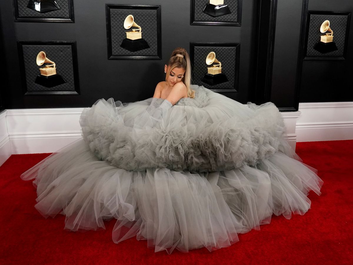 quinielas el vestido de Ariana Grande