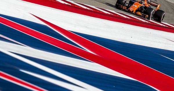 Foto: Fernando Alonso en el circuito de Austin.