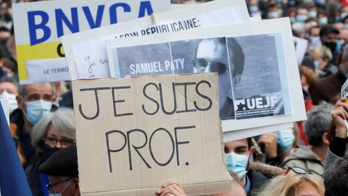 Otros cinco sospechosos detenidos por la decapitación del profesor francés Paty
