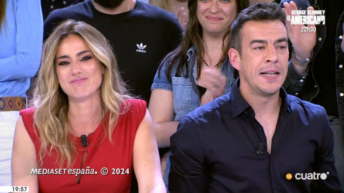 Verónica Dulanto y José Luis Vidal en 'Cuatro al día'. (Mediaset España)