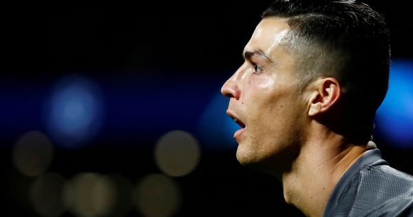 Foto: Cristiano Ronaldo en un momento del partido contra el Atlético de Madrid. (Reuters)