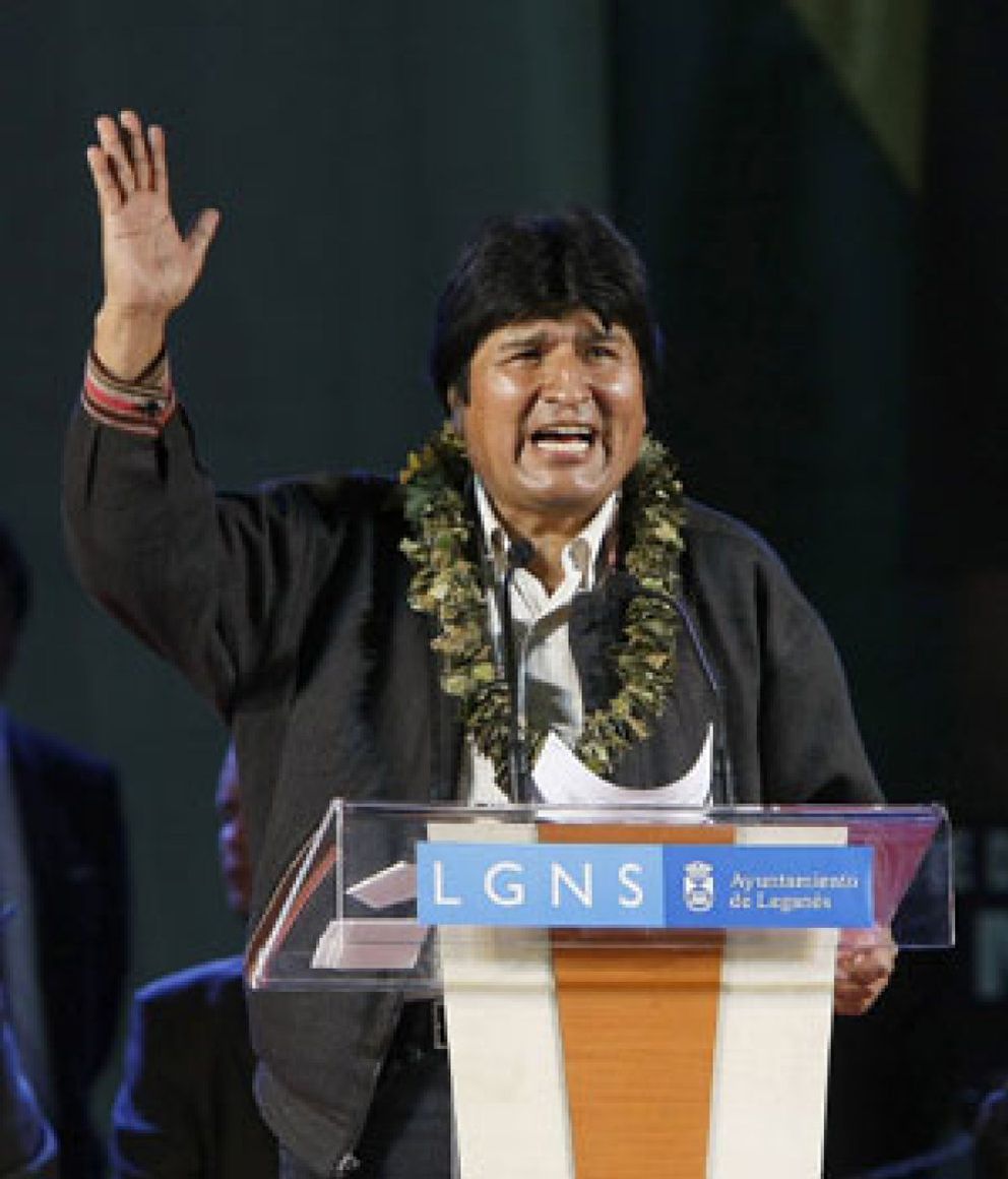 Foto: Evo Morales: "La Constitución no admite bases extranjeras y menos, de EEUU"