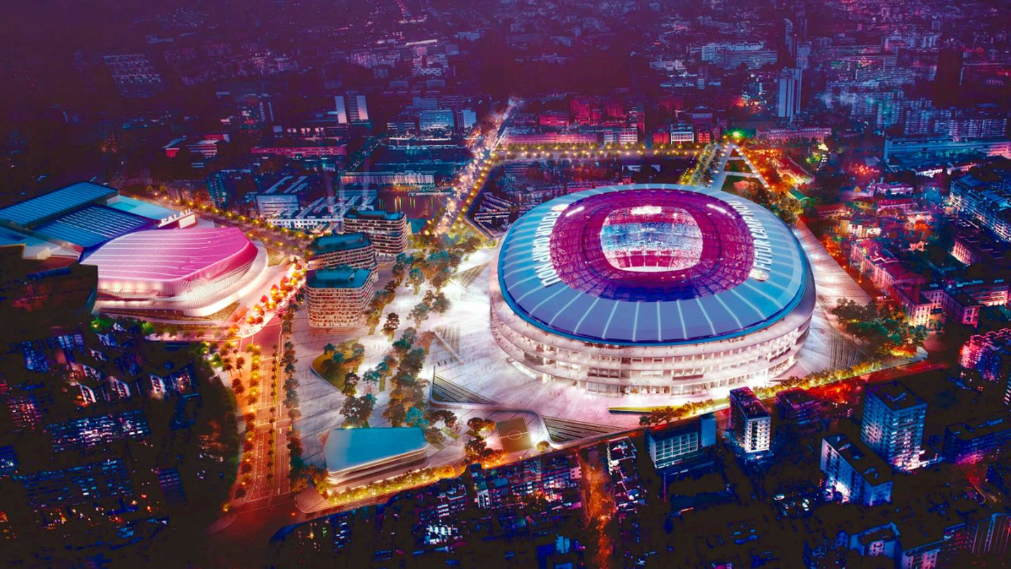 El Espai Barça incluye una remodelación del Camp Nou y un nuevo nuevo Palau Blaugrana, entre otras infraestructuras. (Fuente: FC Barcelona)