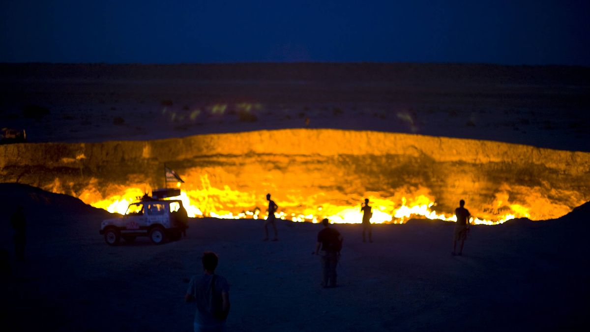 Turkmenistán quiere apagar la "Puerta del infierno"