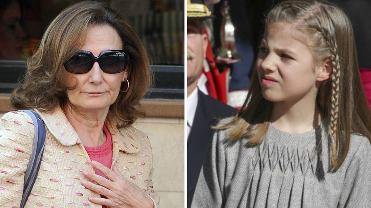 La infanta Sofía y Paloma Rocasolano 'huyen' del Teatro Real por la puerta de atrás